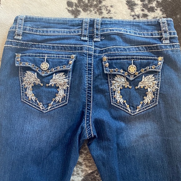 Miss Me Dark Blue Skinny Jeans - Picture 5 of 5